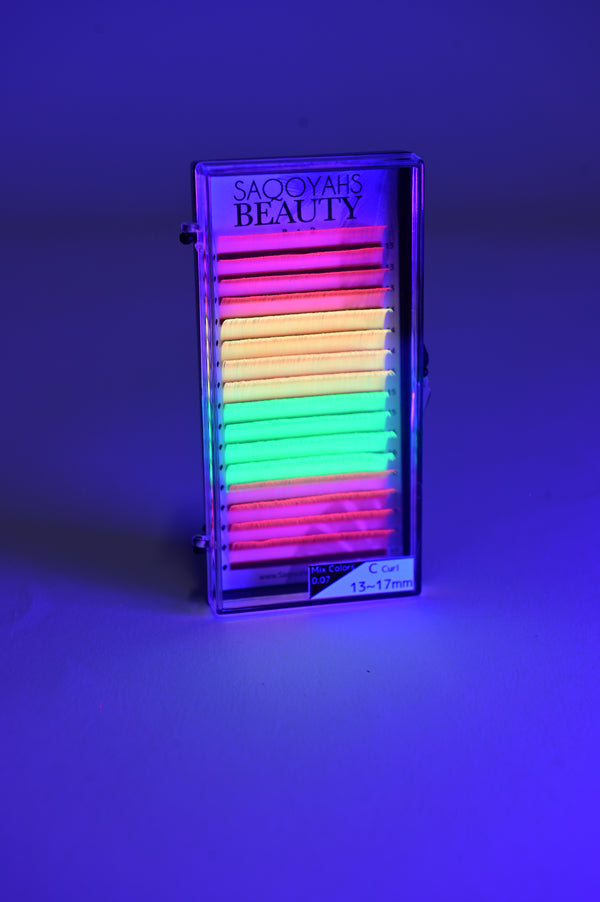 SQ Lash Glow Trays / 0.07mm (Mixed Color)